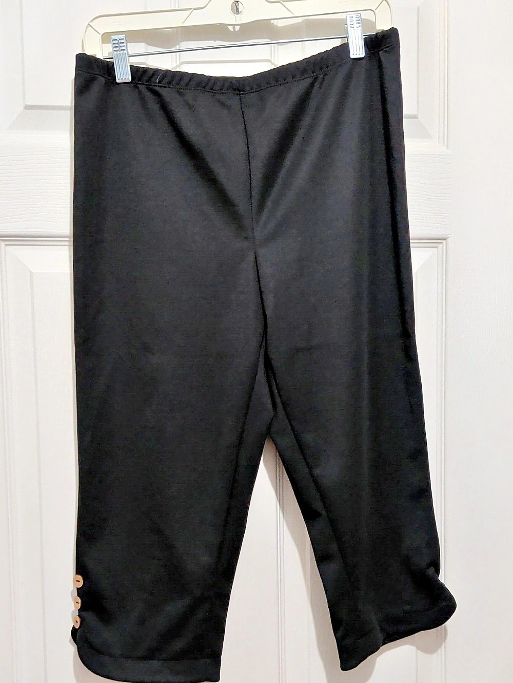 Black Pull-On Pants